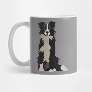 Border collie dog Mug